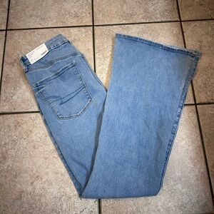 American Eagle Outfitters Light Blue Flare Jeans